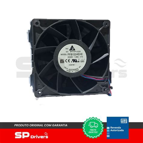 Ventilador Axial Vcc Cabo Mm Para Inversor Cfw E Cfw