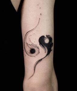 Balanced Yin Yang Tattoos With Meaning