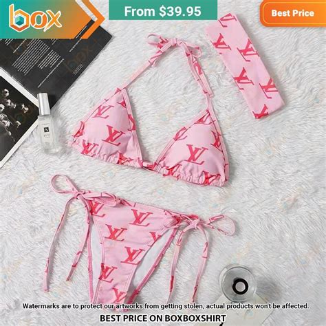 Louis Vuitton Logo Bikini Set Express Your Unique Style With BoxBoxShirt