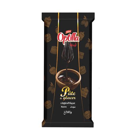 Chocolate Optilla Glazing Paste 240g Kaouafood
