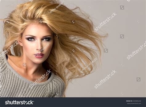 Portrait Beautiful Sensual Blonde Woman Stock Photo Shutterstock