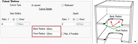shelf heights  cutouts cabinet design