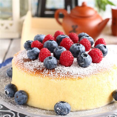 Easy Japanese Cheesecake Recipe So Fluffy And Jiggly Foxy Folksy