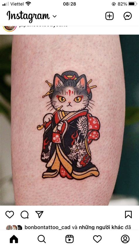 Pin By Edryk Wanklyn On Tattoo In Cute Tattoos Lucky Cat Tattoo