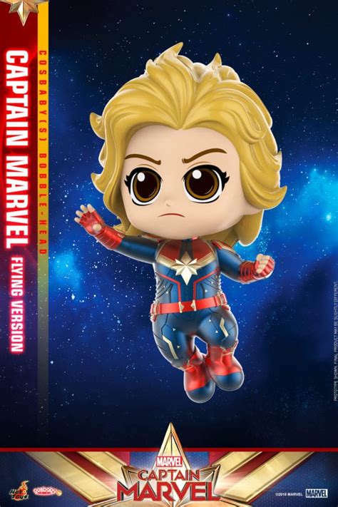 Hot Toys Captain Marvel Cosbaby Bobble Heads Series Revealed National Bobblehead Hall Of Fame