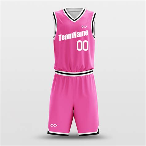 Pink White- Custom Basketball Jersey Design – XBalla