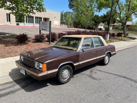 1982 Dodge Aries Sedan Brown FWD Automatic CUSTOM Classic Dodge Aries