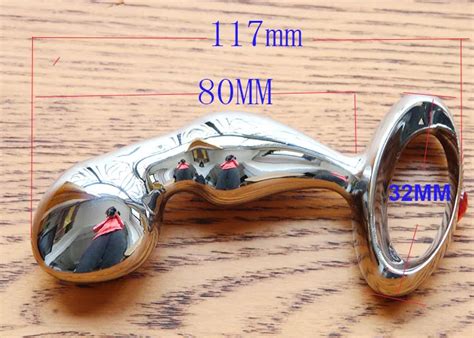 Prostate Fun G Spot Toy Chrome Plated Metal Anal Hook Butt Plug Adult Sex Massager Products