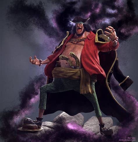Black Beard One Piece Fan Art , Alan Sales | Blackbeard one piece