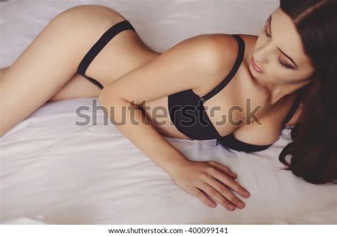 Beautiful Sexy Girl Long Hair Lingerie Stock Photo Shutterstock