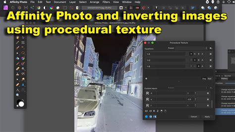 Affinity Photo Procedural Texture And Inverting Images And Other Color