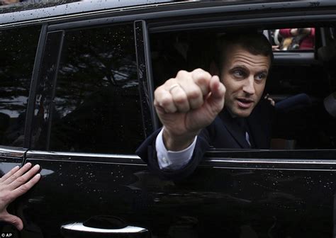 Marine Le Pen Targeted By Naked Protesters In France Daily Mail Online