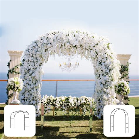 Buy Wedding Arch Metal Arch Ft For Garden Arch Trellis Foldable