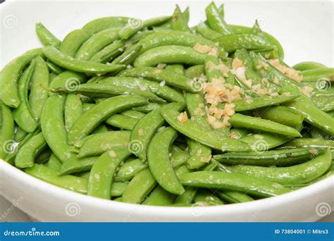 Stir Fry Snow Peas Stock Image Image Of Lunch Food 73804001