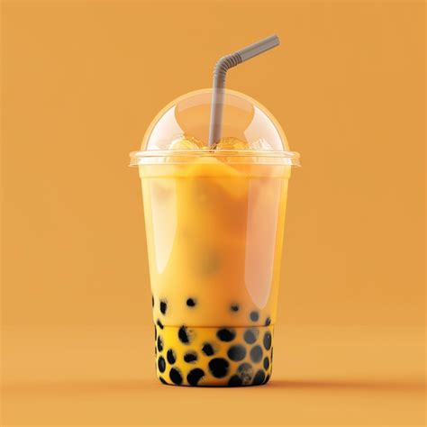 premium photo  cup  iced tea   straw
