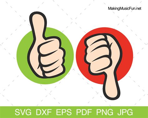 thumbs  svg cricut silhouette cut files thumbs   thumbs