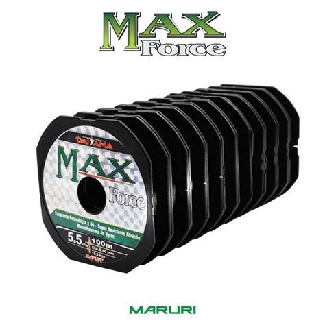 Linha Maruri Max Force Bitola Mm Pacote Metros Sanfish