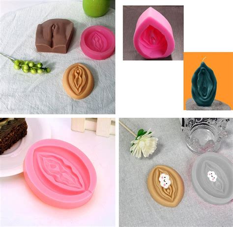 3D Female Vulva Vagina Candle Silicone Mold Vagina Soap Mold Sex Resin Craft Clay Chocolate Mold