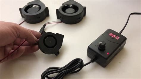 Блок питания для вентилятора 12в 1А с дисплеем и регулятором(v3) - YouTube