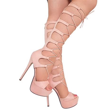 Sandały Nude na Szpilce Niska cena na Allegro