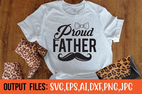 Proud Father Svg Design Graphic By Purplewind Svg · Creative Fabrica