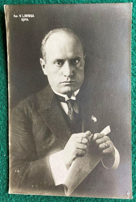 1920's RPPC Benito MUSSOLINI Fascist Dictator WWII Photo Vintage ...
