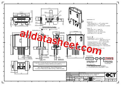 USB3145 Datasheet(PDF) - Global Connector Technology