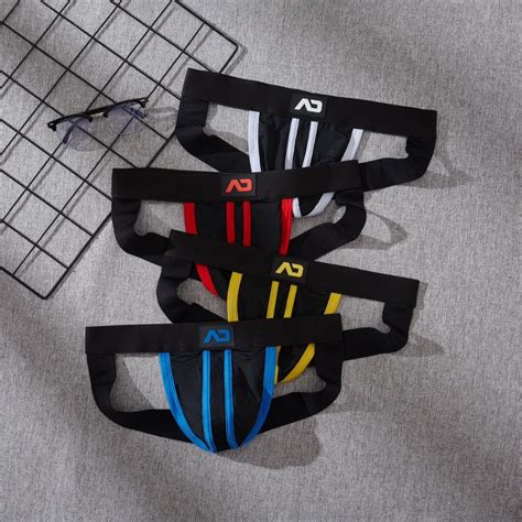 Hot Sexy Men S Underwear ADDICTED Jockstrap Shows The Back Of See Through Fabric Shopee