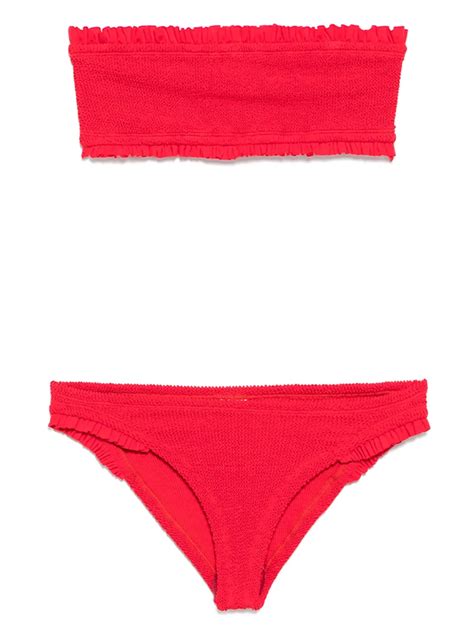 Hunza G Tracey Frill Bikini Smart Closet