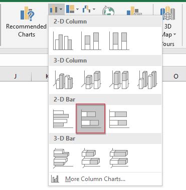 Crie um gráfico de barras de progresso no Excel