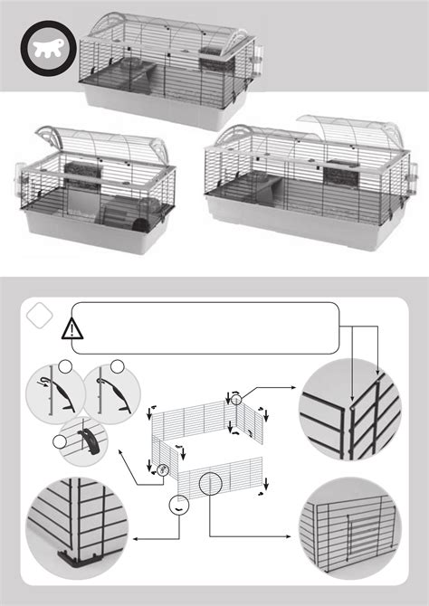 Manuale Ferplast Casita 100 (Italiano - 4 pagine)