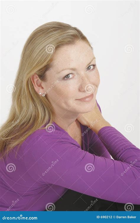 Blonde Sonriente Foto De Archivo Imagen De Sonriente Hermoso