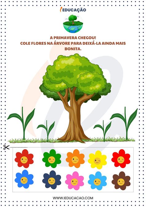 Colagem Dia Da Arvore - Atividades do Dia da Árvore com Colagem