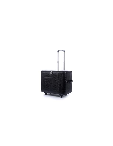 Valise Grand Format Simili Cuir Pour Machine Coudre Trolley Tutto