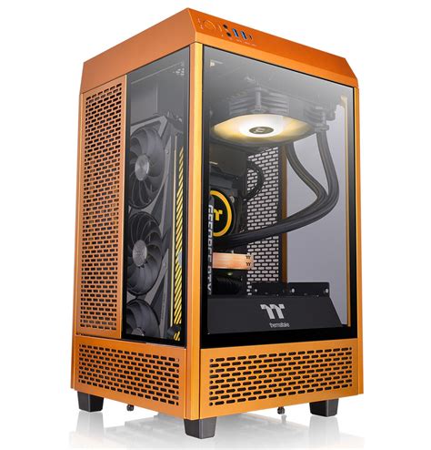 Thermaltake Tower 100 Mini Chassis Now In Metallic Gold Techpowerup