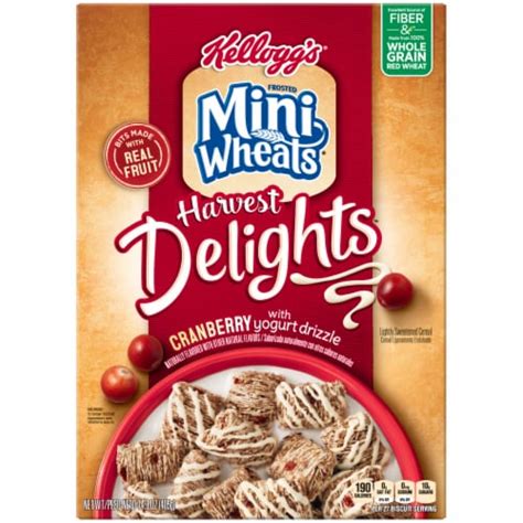 Kellogg S Mini Wheats Harvest Delights Cranberry Yogurt Oz