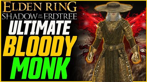 New Best Dex Strength Build Ultimate Bloody Monk Martial Arts Build