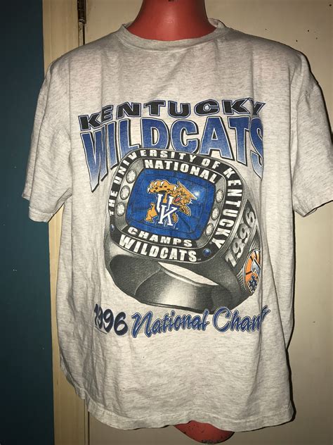 Vintage 1996 UK Basketball Championship T-shirt. Kentucky Wildcat Shirt ...