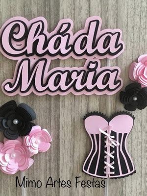Arquivo De Corte Topo De Bolo Cha De Lingerie Compre Produtos Personalizados No Elo