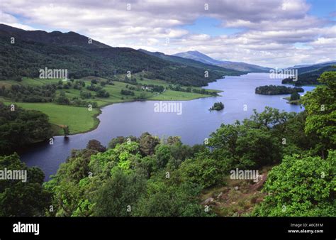 The Queens View Tayside Scotland Stock Photo Alamy