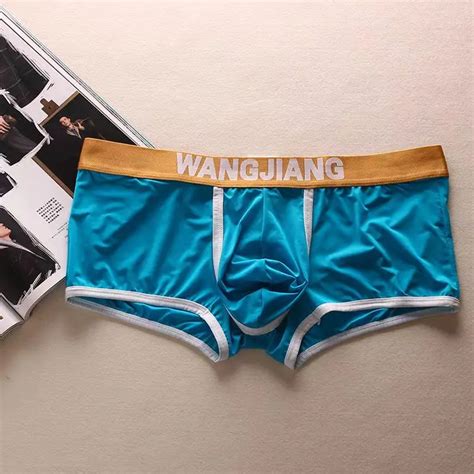 Mens Underwear Ice Silk Bullet Separation Low Waist Mens Sexy Boxer Panties Male Aliexpress