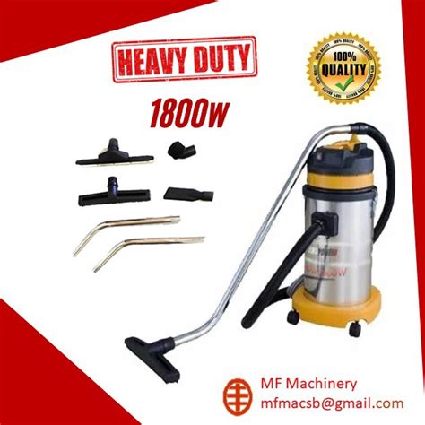 Mf Eurox Vac5001 Wet And Dry Heavy Duty Stainless Steel Vacuum Cleaner