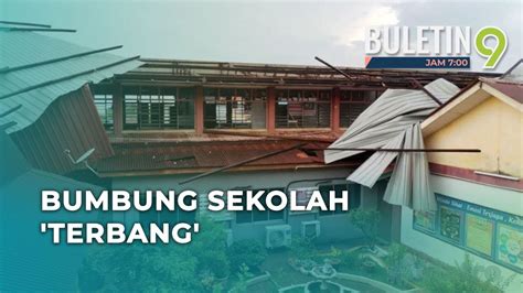 Peperiksaan Percubaan SPM Terjejas Bumbung Sekolah Dibadai Ribut YouTube