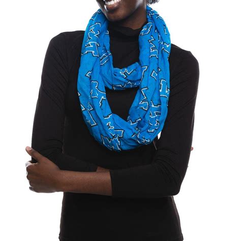 Blue Raiders Mtsu Infinity Logo Scarf Alumni Hall