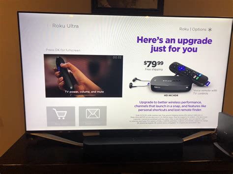 Upgrade offer takes over home screen : r/Roku