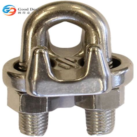 High Quality Stainless Steel Din741 Wire Rope Clipswire Rope Clamps