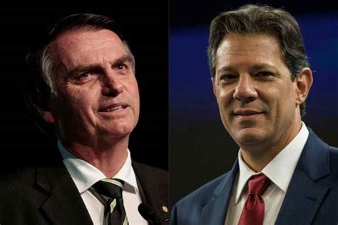 Bolsonaro chega a 59 dos votos válidos em nova pesquisa Haddad tem 41