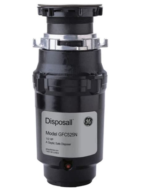 GE Appliances GFC525N 1/2 HP Continuous Feed Garbage Disposal