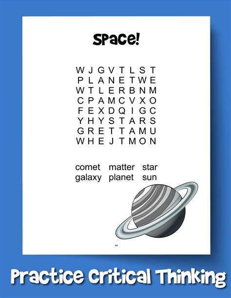 Word Search For Kids Ages 6 8: Reproducible Worksheets For Classroom And Homeschool Use ( Woo! Jr 5