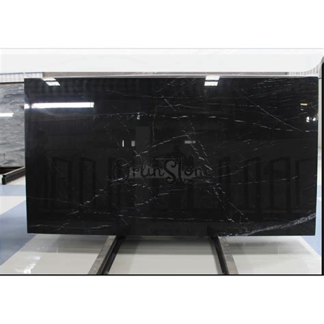 Jual NERO MARQUINA Marmer Lembaran Lantai Dinding Marble Granite Slab